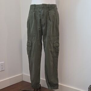 GAP Women's Olive Cargo Jogger Pants
